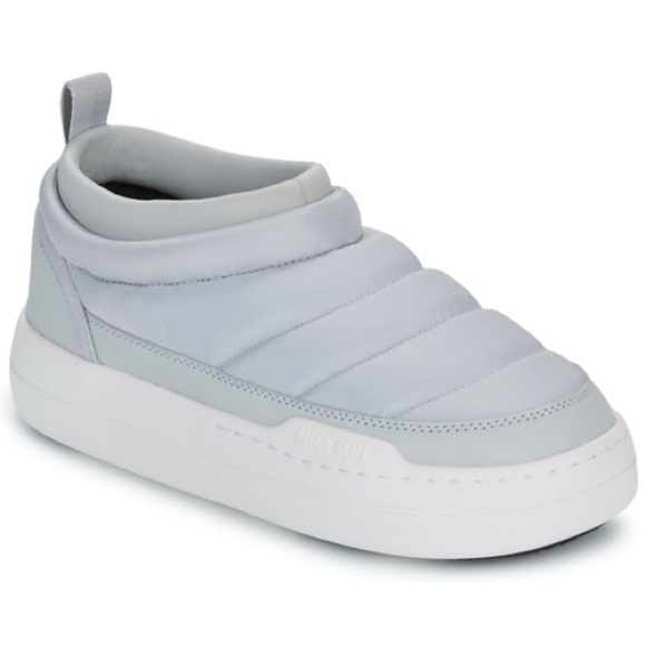 Moon Boot Shoes - NEW MOON BOOT Park Soft Nylon Sneaker Glacier Grey size 37 US 5